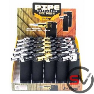 5-FLAGS Pipe SIDE-TORCH W/NOZZLE 80-89PI (25 CT/DISPLAY)